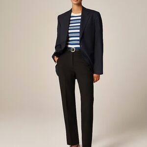 J. Crew Black Kate Straight Leg Pants 2P petite